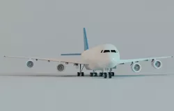 Toy Plane - Commercial Airliner 3D model