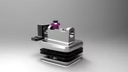 Trancão para porta de Vidro(Plástico)