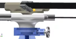 twin rotor head for small helicopter 