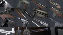 Vietnam War Weapons Pack 3D Model Collection