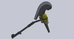 Virtual On OMR Raiden 205 Commander type - Ax