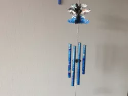 Wind chime hook wall mount