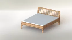 Wooden bed