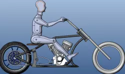 300mm Softtail Frame Cad Model