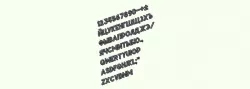 3d font
