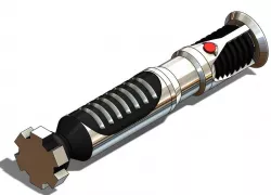 3D Printable Obi Wan Kenobi Lightsaber