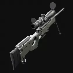 Accuracy International AWM L115A3 3D model