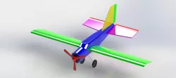 Airplane with CFD results