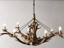 Antler Chandelier 3D model