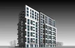 Apartment Building 3D model