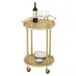 Bar cart trolley by Aldo Tura 3D model