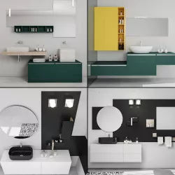 Bathroom furniture collection 6 3D model