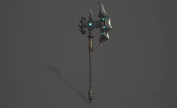 Battle Axe Low-poly  3D model