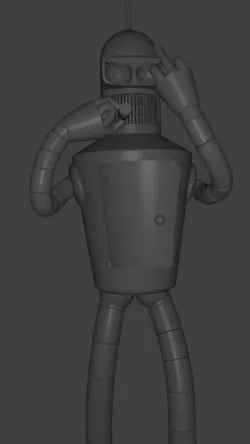 Bender Rodriguess Robot 3Dprinting 3D model