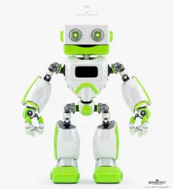 Big Daddy retro bot  3D model