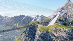 Bridge suspension - 3D model Max-Lumion 3D model