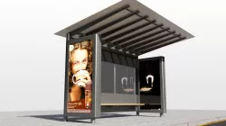 Bus stop 3D model 3D model