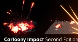 Cartoony Impact Second Edition - Unreal Engine 4 Low-poly  3D model