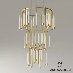 Chandelier Kali 2 and 3 Ring from Paolo Castelli 3D model