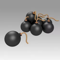 Classic bomb 3D model