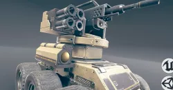 Combat robot 3D model