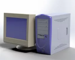 computer 3D model