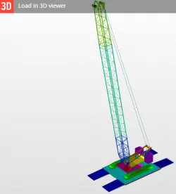 Crane Mats for Liebherr crawler crane LR 11350