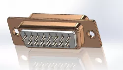 D-sub 15 pin 2 lines