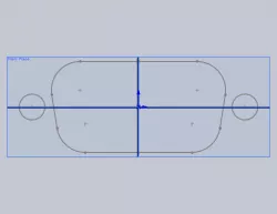 D SUB Panel Cut Out "Blocks" for SolidWorks