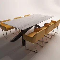 dining table ghadiri 3D model