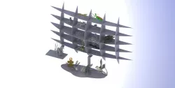 Display, Stainless Steel Shelving Unit...For The Bugs, metalcraftdesign