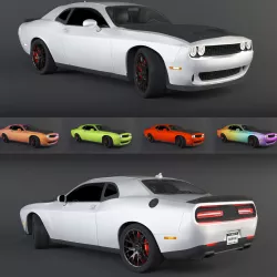 Dodge Challenger SRT Hellcat 3D model