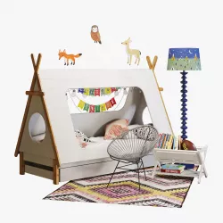 Domayne tee pee bed crate and barrel decoration 3D model