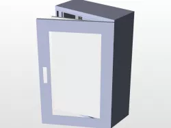 Double Door Electrical Panel