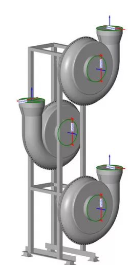 Duct Extract Fan Revit Family Set of 3