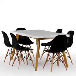 Eames Set Chairs and table 3D model