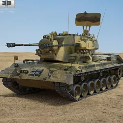Flakpanzer Gepard 1A2 3D model