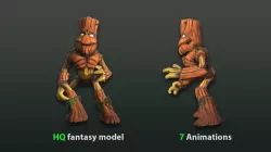 Forest Ent Low-poly  3D model