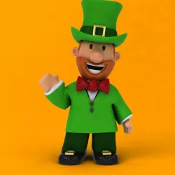 Fun leprechaun 3D model