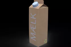 Gable top milk