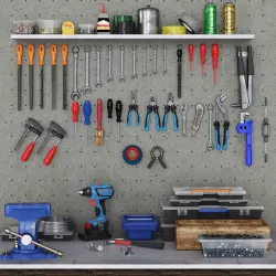 garage tools set 1 3D model