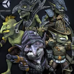 GOBLINS ARMY Low-poly  3D model