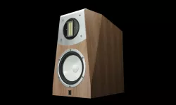 hi fi book shelf  speaker with ribbon tweeter