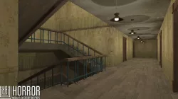 Horror - modular interiror and props Low-poly  3D model