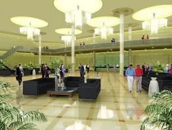 hotel lobi 3D model