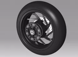 Husqvarna Nuda 900R - Rear wheel