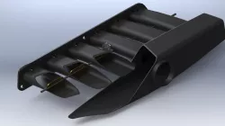 Intake manifold basic flow simulation