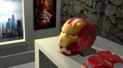 Iron Man Mask Low-poly  3D model