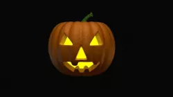 Jack-O-Lantern lamp Halloween Pumpkin 3D model animation 3D model