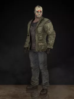 Jason Voorhees 3d Model and Rigged 3D model